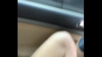 Homem gato ponhetando no carro